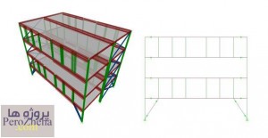 قاب های خرپایی متناوب