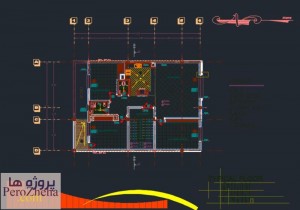 پلان مسکونی سه طبقه (2)