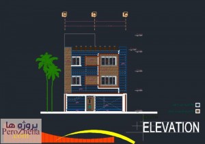 پلان مسکونی سه طبقه (4)