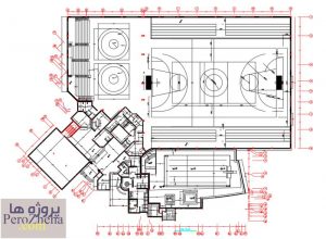 دانلود پلان مجموعه ورزشی فاز دو
