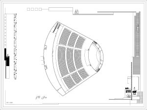 دانلود پلان مرکز هنرهای نمایشی
