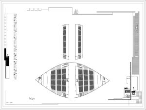 دانلود پلان مرکز هنرهای نمایشی