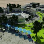 دانلود پلان اقامتگاه بین راهی به همراه تصاویر سه بعدی