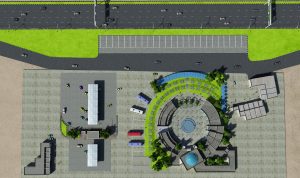 دانلود پلان اقامتگاه بین راهی به همراه تصاویر سه بعدی