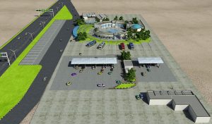 دانلود پلان اقامتگاه بین راهی به همراه تصاویر سه بعدی