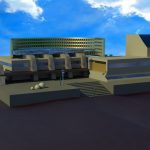 دانلود پلان مجموعه ورزشی به همراه تصاویر سه بعدی